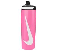 Nike Unisex Refuel Grip Botella de Agua Pink Glow/Black/White 709 ml