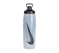 Nike Unisex Refuel Locking Lid Botella de Agua Natural/Black/Black Iridescent 946 ml