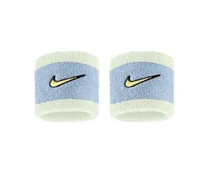 Nike Unisex Swoosh Classic 2Pk Cinta para el Sudor Cobalt Bliss/Volt Tint/Soft Yellow One Size