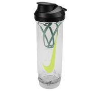 Nike Unisex TR Recharge Shaker 2.0 Botella de Agua Clear/Black/Cannon/Volt 709 ml