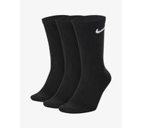 NIKE Unisex U Nk Everyday Cush Crew 3pr Socks (pack of 3) M black/(white)