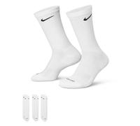 Nike Unisex U Nk Everyday Plus Cush Crew, White/Black, SX6888-100, S