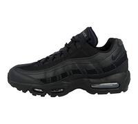 NIKE Unisex's Air MAX 95 Essential Running Shoe, Black Black Dk Grey, 44 EU