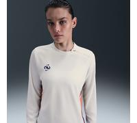 Nike United Academy Parte de arriba de fútbol con cuello redondo Dri-FIT - Mujer - Blanco S (EU 36-38)