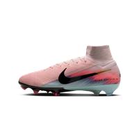 Nike United Mercurial Superfly 10 Elite Botas de fútbol de perfil alto para terreno firme - Rosa 37.5
