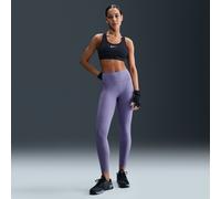 Nike Universa Leggings de 7/8 de talle alto con estampado floral y sin costuras delanteras - Mujer - Morado L (EU 44-46)