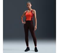 Nike Universa Leggings de 7/8 de talle alto sin costuras delanteras - Mujer - Rojo L (EU 44-46)