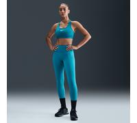 Nike Universa Leggings de longitud completa de talle alto sin costuras delanteras - Mujer - Azul XS (EU 32-34)
