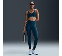 Nike Universa Leggings de longitud completa, talle alto y sujeción media con bolsillos - Mujer - Azul XS (EU 32-34)