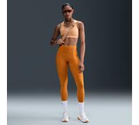 Nike Universa Leggings de longitud completa de talle alto sin costuras delanteras - Mujer - Naranja L (EU 44-46)