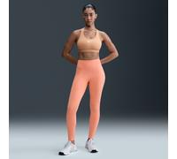 Nike Universa Leggings de longitud completa de talle alto sin costuras delanteras - Mujer - Naranja XS (EU 32-34)