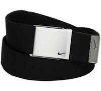 Nike Uomini Swoosh della Cintura di Sicurezza, Nero, Taglia Unica