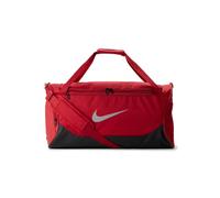 Nike UX. Bolsa Deportiva NK BRSLA M Duff - X para Hombres Material Funcional Tough Red/Black/Reflect Silver One Size