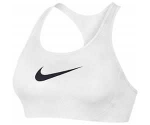 Nike Victory Shape H.S Sujetador Deportivo, Mujer, Blanco (White/White/Black), M