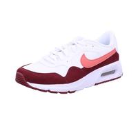 NIKE W Air MAX SC, Zapatos Bajos Mujer, White Adobe Team Red, 38 EU