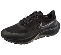 NIKE W Air Zoom Pegasus 38 Shield, Sneaker Mujer, Black/mtlc dk Grey-Med Ash-Night Forest-dk Smoke Grey, EU