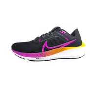 Nike W Air Zoom Pegasus 40, Zapatillas de Running Mujer, Negro Púrpura Blanco Negro Hyper Púrpura Laser Naranja Blanco, 39 EU