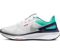 Nike W Air Zoom Structure 25, Bajo Mujer, White/Lt Smoke Grey-Clear Jade-Jade Ice, 44 EU
