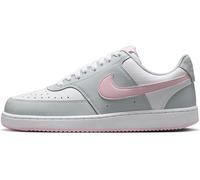 NIKE W Court Vision LO, Sneaker Mujer, Pure Platinum Pink Foam White, 38 EU