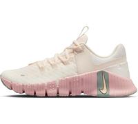 Nike W Free Metcon 5, Bajo Mujer, Pale Ivory/Ice Peach-Light Silver, 38.5 EU