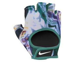 Nike W Gym Ultimate FG N.000.2555.911.SL - Guantes de Fitness para Mujer, Color Verde neptuno y Blanco, Talla S