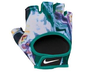 Nike W Gym Ultimate FG N0002555911LG - Guantes de fitness para mujer (talla L), color verde neptuno y blanco