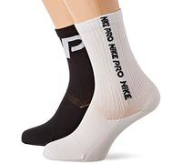Nike W N Air Ankle - 2pr Nikepro Socks, Mujer, Multi-Color, 4-5.5