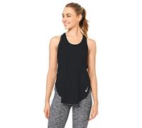Nike W NK City Sleek Camiseta sin Mangas, Mujer, Black/Reflective silv, M