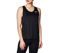 Nike W Nk City Sleek Tank Camiseta sin Mangas, Mujer, Black/(Reflective silv), XS