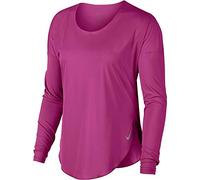 Nike W Nk City Sleek Top LS, Mujer, Active Fuchsia/Reflective silv, S