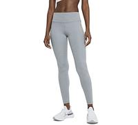 NIKE W NK DF Fast TGHT Pants, Smoke Gray/Htr/Reflective Silv, XS Women's