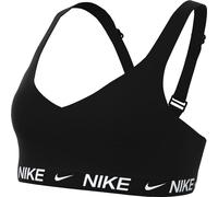 NIKE Sujetador deportivo 'Indy' negro / blanco L negro / blanco