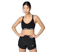 Nike W Nk DF Indy Medium Support Bra Sujetador Deportivo, Blanco/Negro, Small Mujeres