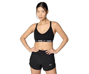 Nike W Nk DF Indy Medium Support Bra Sujetador Deportivo, Blanco/Negro, Small Mujeres