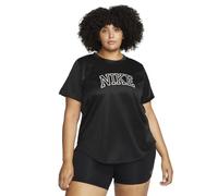 NIKE W Nk DF Swoosh Run SS Top Plus Sweatshirt Mujer