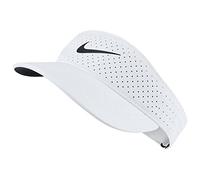 NIKE W Nk Dry Aerobill Advntg, Cap Hat Visor Mujer, White/black, Talla Única
