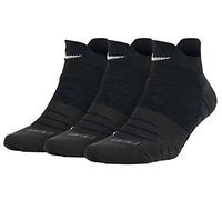 NIKE W NK Dry Cush Low 3PR Calcetines, Mujer, Negro/Antracita/Blanco, S