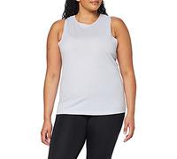 Nike W NK Dry Tank Studio Open Back Tank, Mujer, Oxygen Purple/White, XL