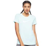 Nike W NK Dry tee DFC Crew Camiseta de Manga Corta, Mujer, Teal Tint/htr/White, M