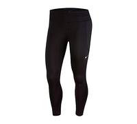 Nike W Nk Fast Crop Mr Pantalones de Deporte, Mujer, Black/(Reflective silv), XL