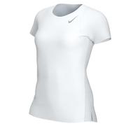 Nike W NK Fast DF SS Top Parte Superior de Las Mujeres, White/Reflective SILV, M