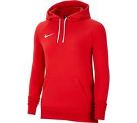NIKE - W Nk Flc Park20 Po Hoodie, Sudadera para Mujer, Universidad Rojo / Blanco / Blanco, L