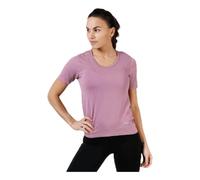 Nike W NK Infinite Top SS Camiseta de Manga Corta, Mujer, Plum Dust/Reflective silv, XS