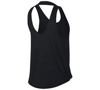 Nike W Nk Miler Tank Breathe Tank Top, Mujer, Black/(Reflective Silv), XL