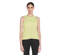 Nike W Nk Miler Tank Camiseta sin Mangas, Mujer, Limelight/(Reflective silv), XL