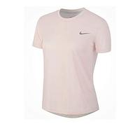 Nike W Nk Miler Top SS T-Shirt, Mujer, Echo Pink/Echo Pink/(Reflective Silv), 2XL