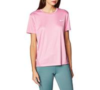 Nike W Nk Miler Top SS T-Shirt, Mujer, Magic Flamingo/Magic Flamingo/(Reflective silv), L