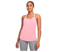 Nike W NK One DF ELSTKA STD TK Vest, Women's, Pink Glaze/Melon Tint/White, XL