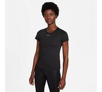 Nike W NK One DF SS Slim Top T-Shirt, Women's, Black/White, S