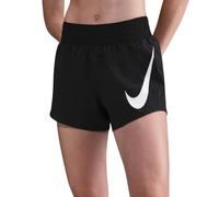 Nike One Swoosh Pantalón corto de running de 8 cm y talle medio con malla interior Dri-FIT - Mujer - Negro M (EU 40-42)